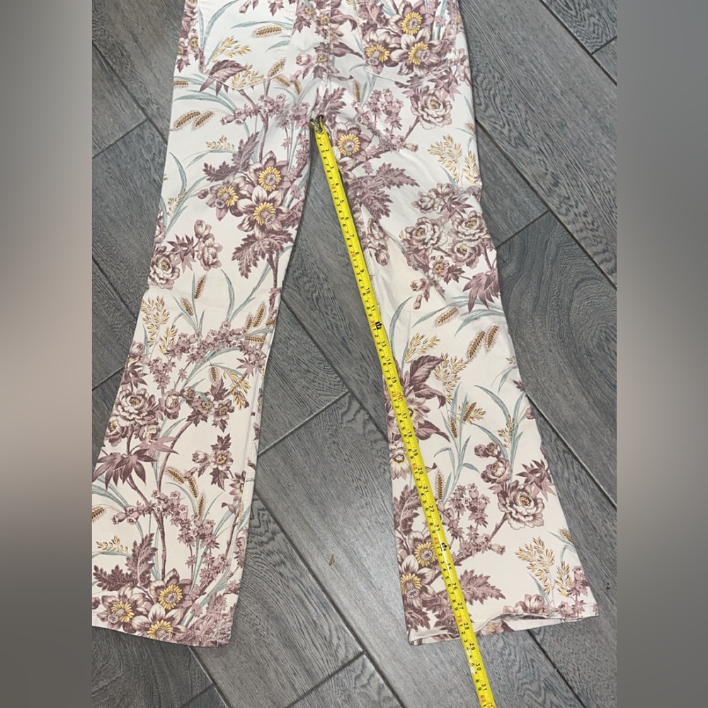 ANTHROPOLOGIE Pilcro Ultra High-Rise floral print Bootcut Jeans ##P00 - Picture 7 of 7